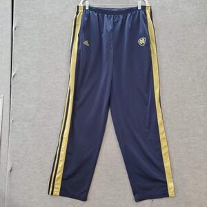 VINTAGE Notre Dame Fighting Irish‎ Men Activewear Pants 2XL Black Track Logo 90s
